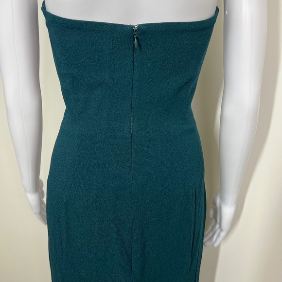 Dress the Population Emerald Green Formal Gown Strapless Boned Bodice, S NWOT - Picture 10 of 16